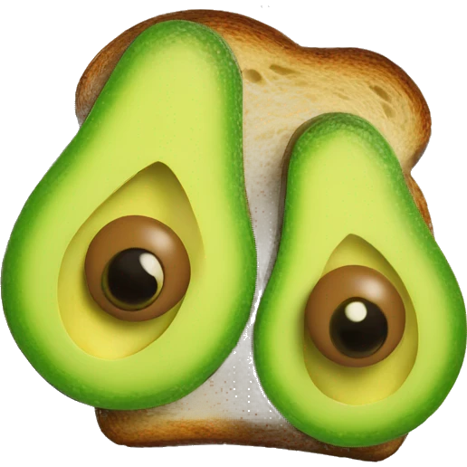 Avocado on toast  emoji