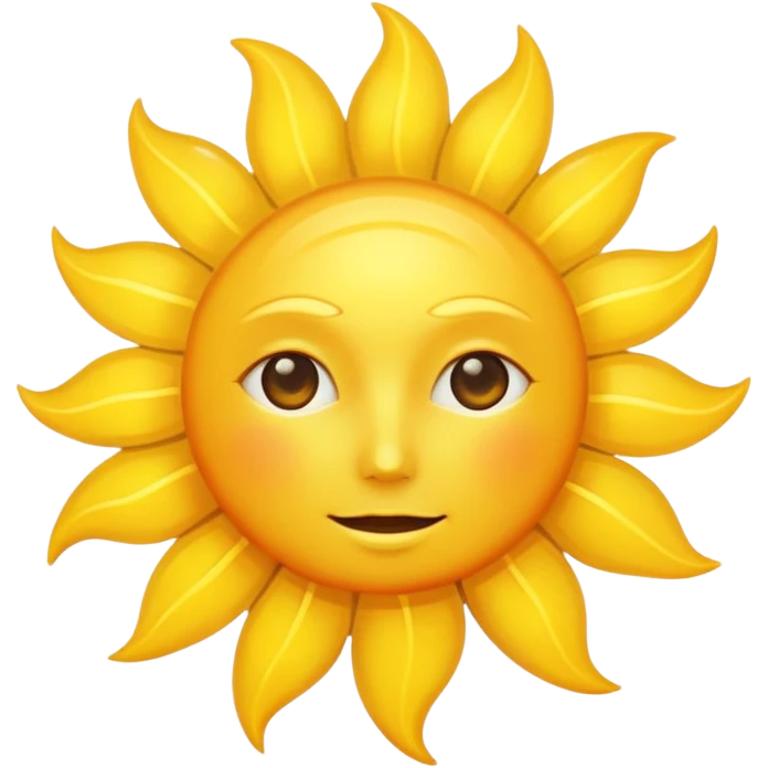 faceless SUN emoji