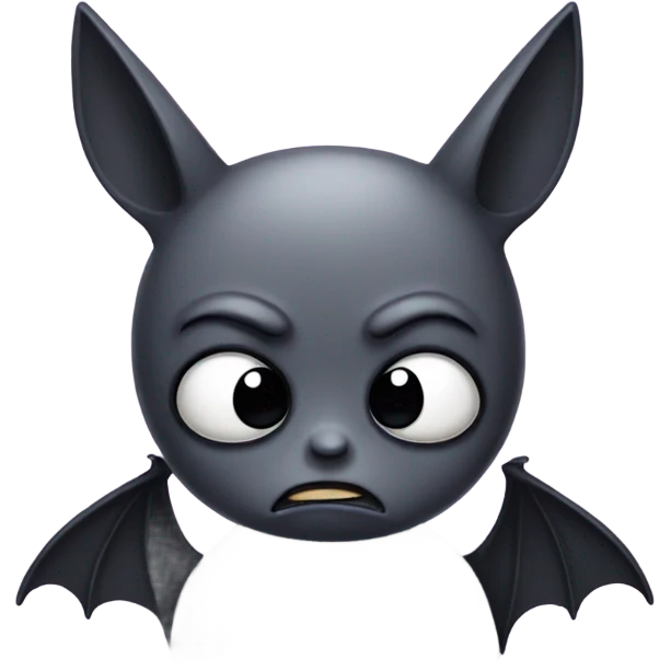 Sad bat emoji