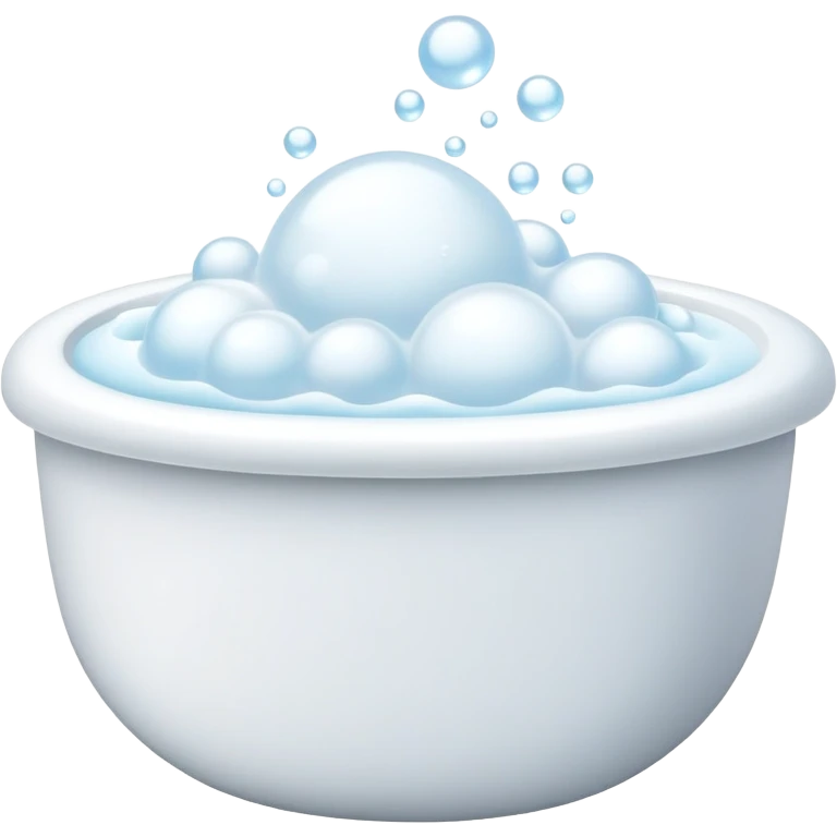 bath foam emoji