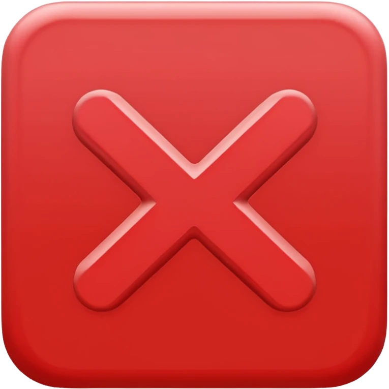 Red X emoji
