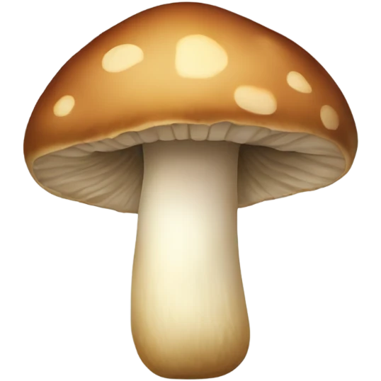 mushroom slice emoji