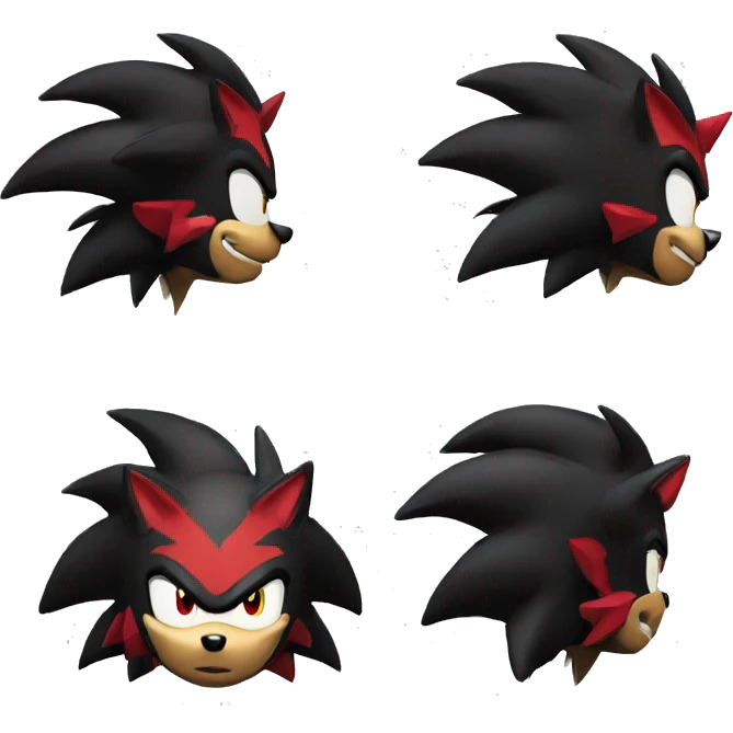 shadow the hedgehog emoji