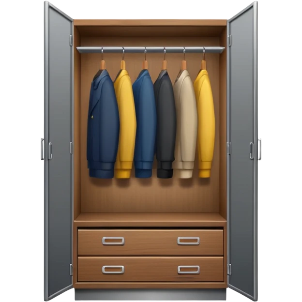 wardrobe modern emoji