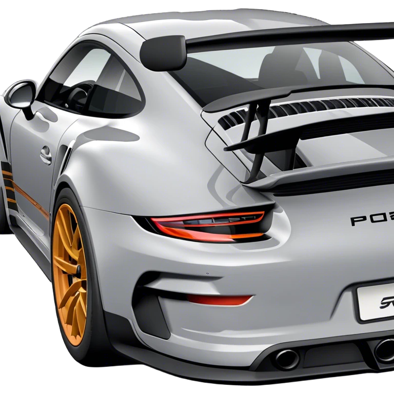 Porsche GT3RS - Porsche (Model Year: 2021) (Iconic colour: Grey and Black) emoji
