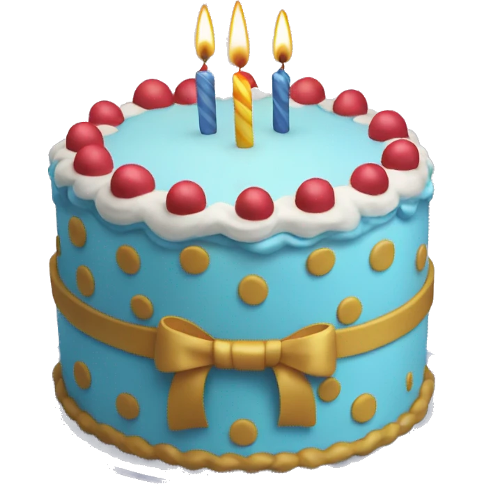 birthday cake emoji
