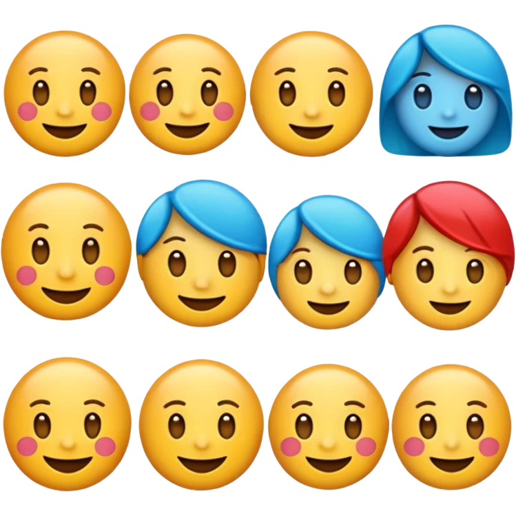 Emojis bem iOS 18 emoji