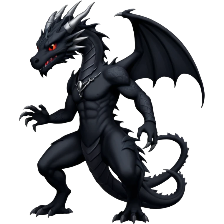 Anime Dragon Human Shadow emoji