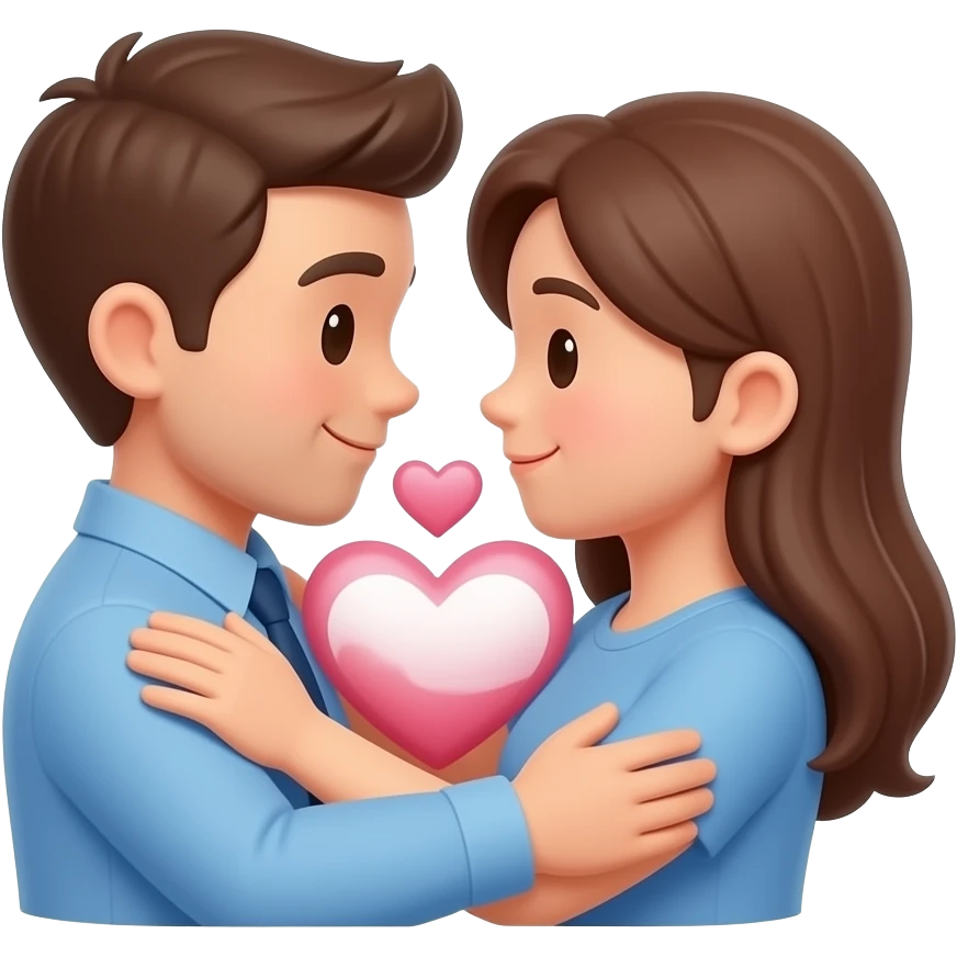 i want to make a dating app so give me a dating app logo about cuddling two people emoji