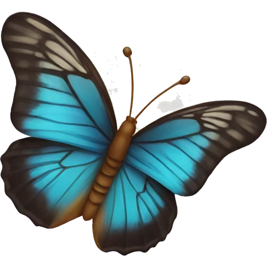 emoji with butterfly emoji