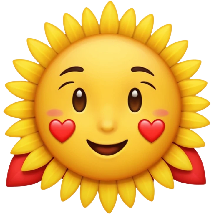 bursting with love emoji