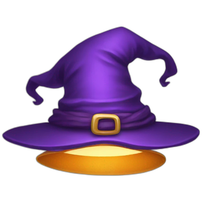 cute mage hat emoji