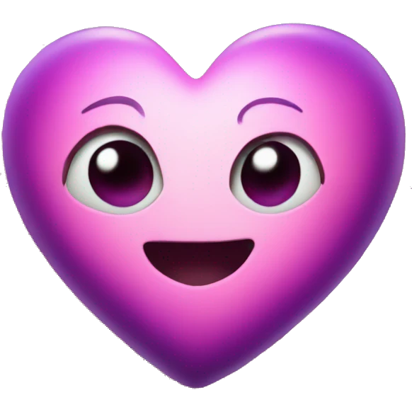 Heart in space emoji