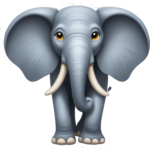 Elephant with large wings emoji