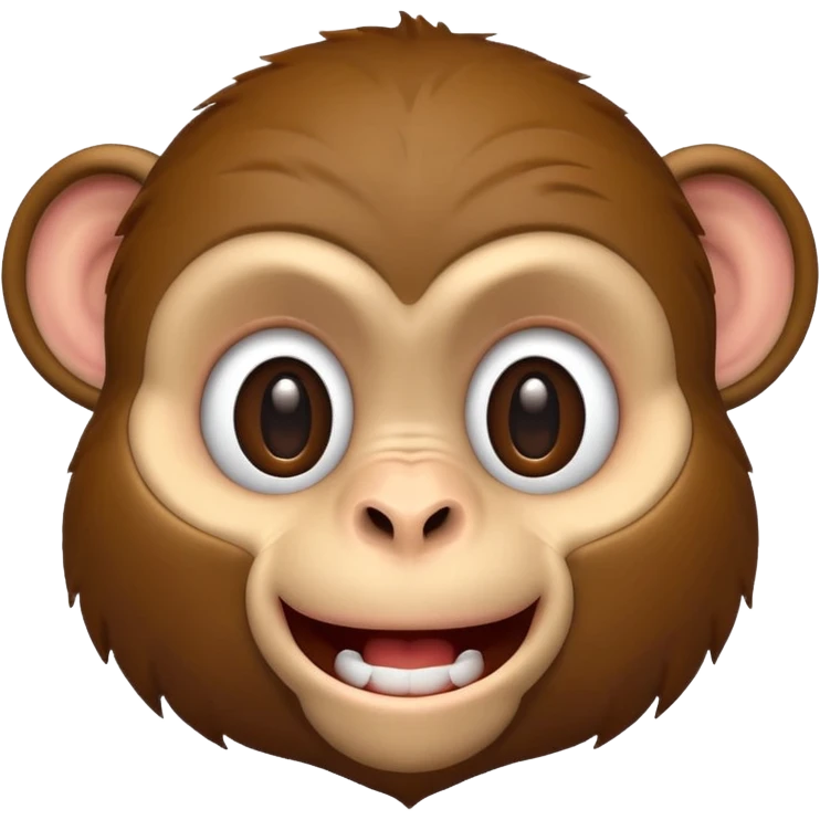 cartoon monkey face emoji