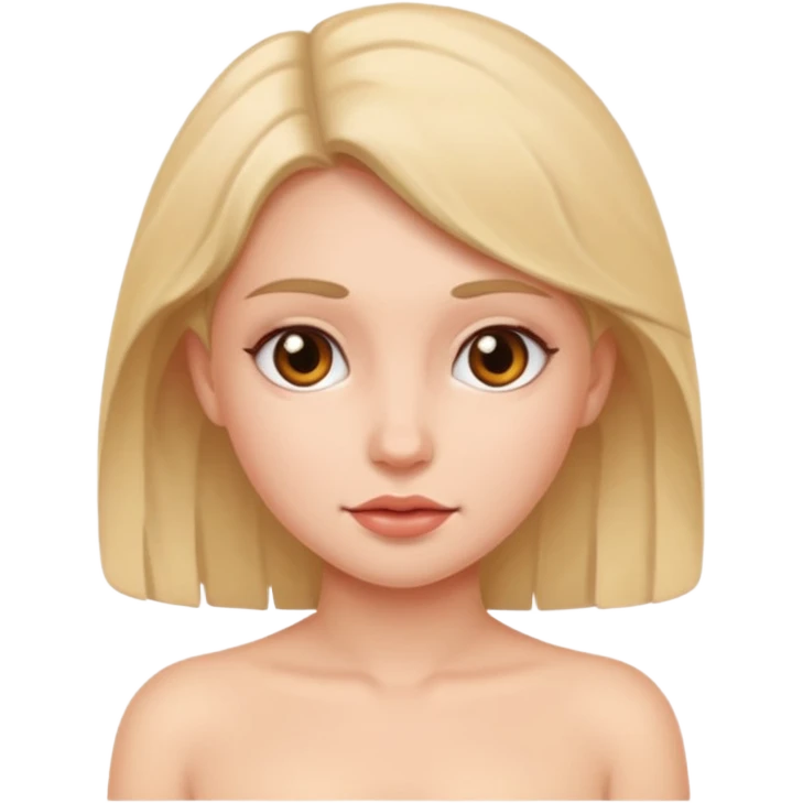 Girl without clothes  emoji