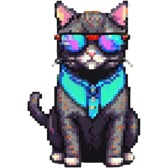 cat wearing sunglasses emoji