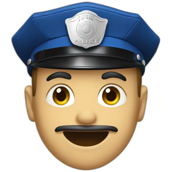 Police sign emoji
