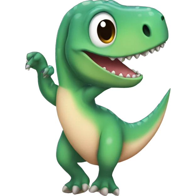Ballerina dinosaur  emoji