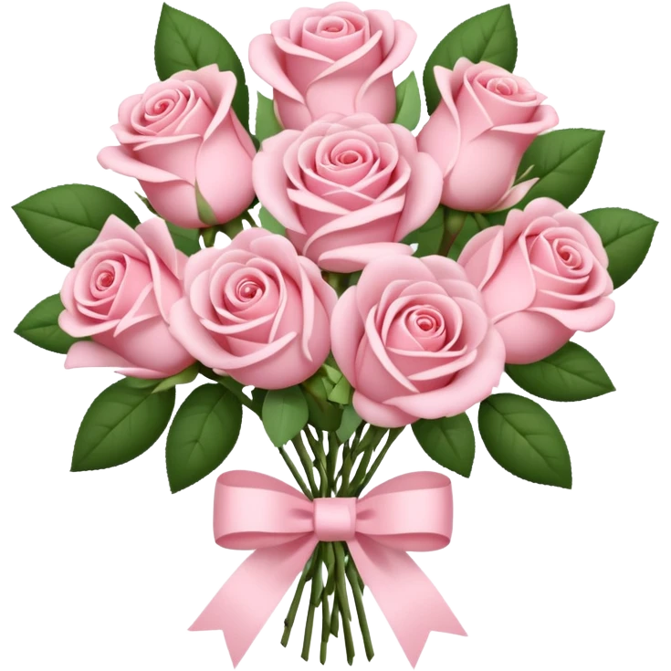 Light Pink Bouquet With Roses emoji