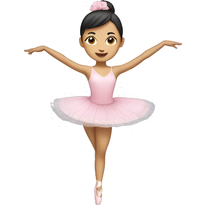 Asian ballerina emoji