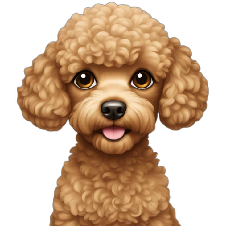 toy poodle emoji