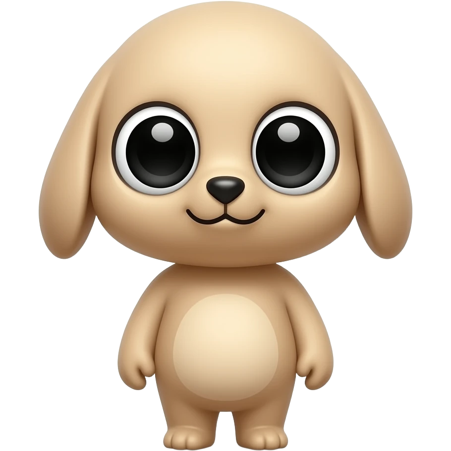 Goob with big black cute eyes emoji