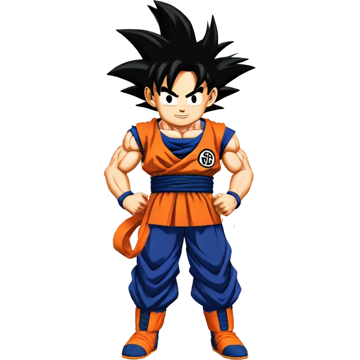 Goku from dragon ball z emoji