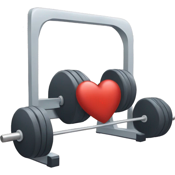 Gym heart  emoji