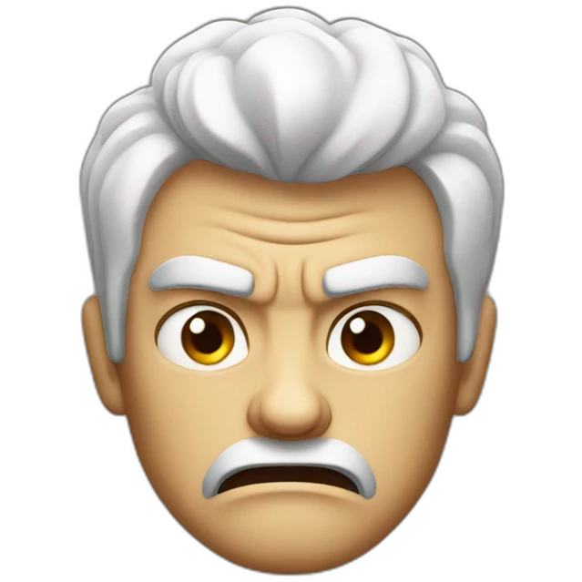 very angry guy emoji