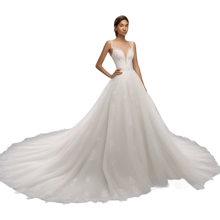 white wedding dress emoji