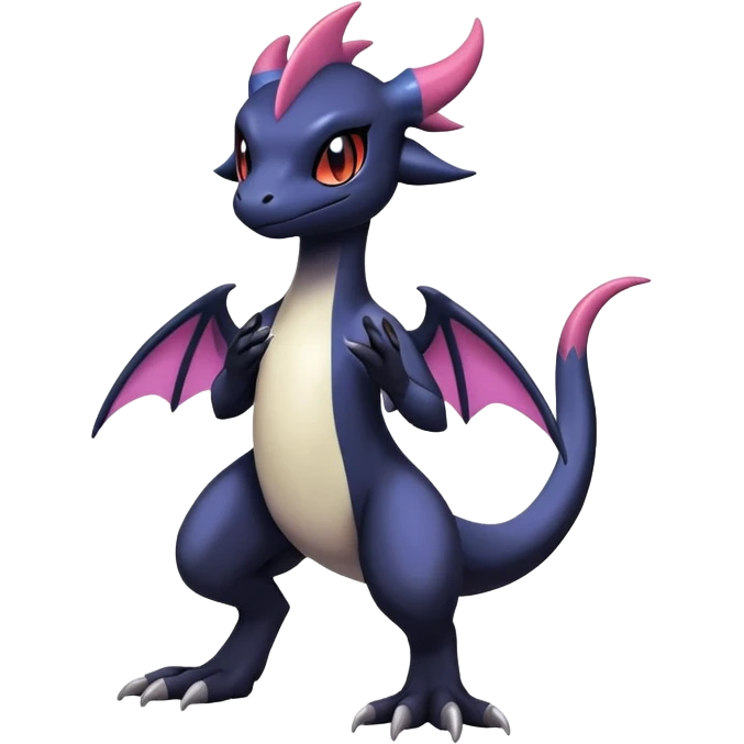 Shiny Cute Cool Salandit-Absol-Noibat-Noivern-Hybrid (Full body) emoji