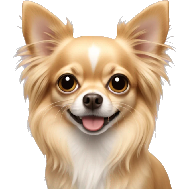 Chihuahua long-hair emoji