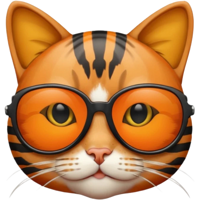 Cat wearing sunglasses emoji
