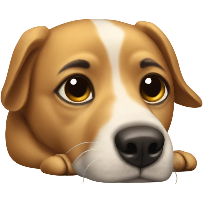 Perro cama emoji