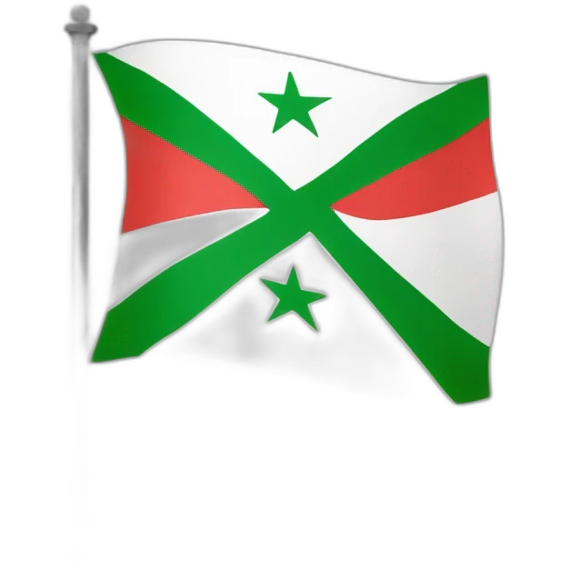 Flag of the Free Syrian Army emoji