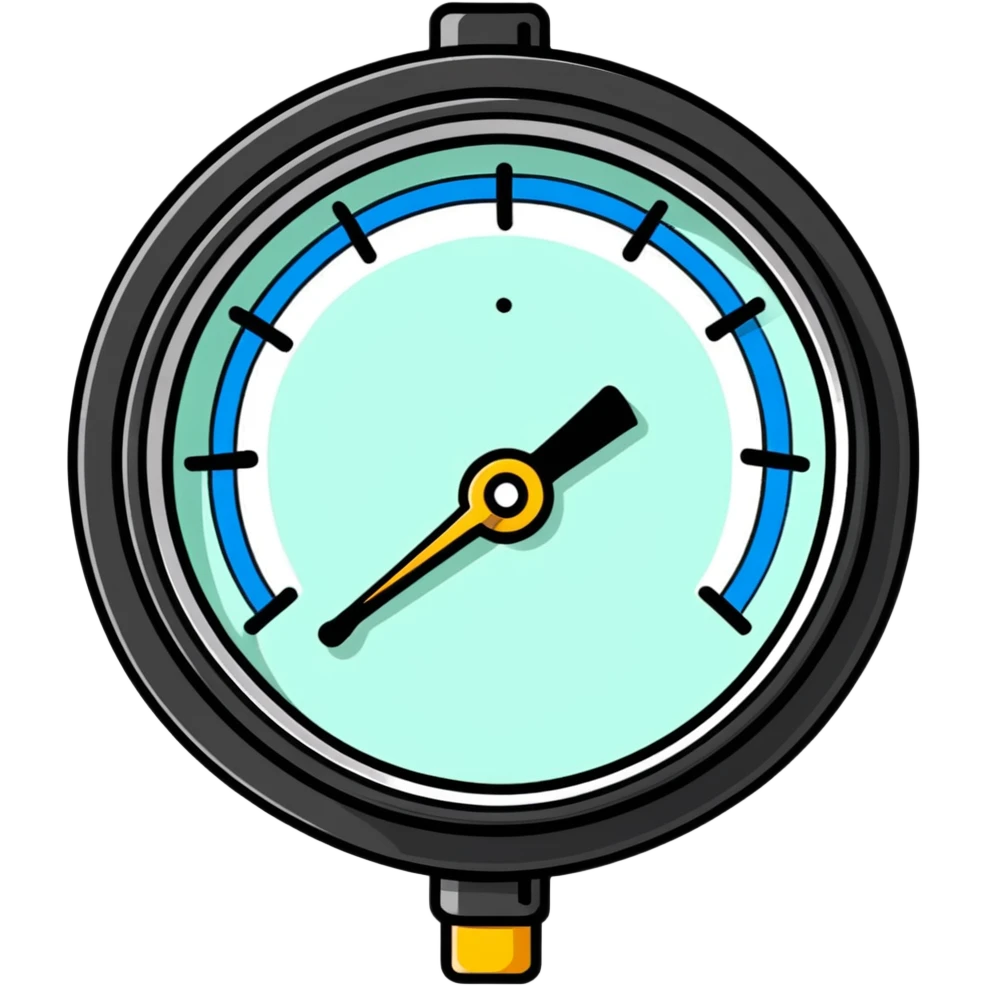 broken pressure gauge emoji
