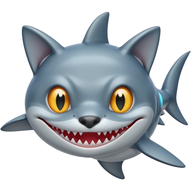 shark x cat emoji