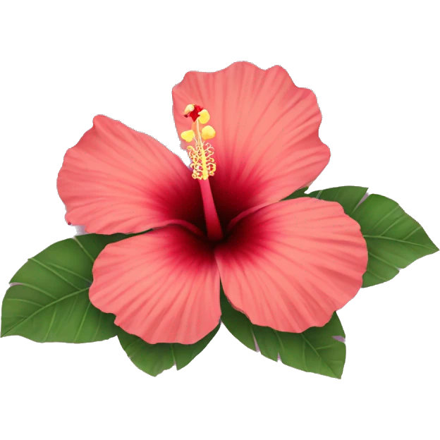 hibiscus emoji