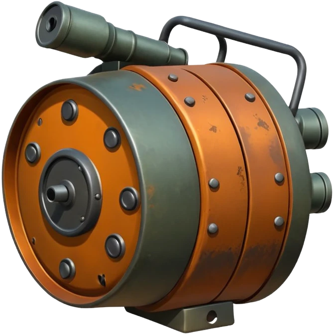 generate a realistic anti-tank mine that can be carried by a drone emoji