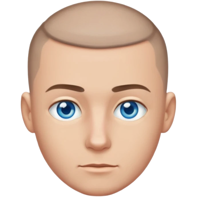 man with buzzcut emoji