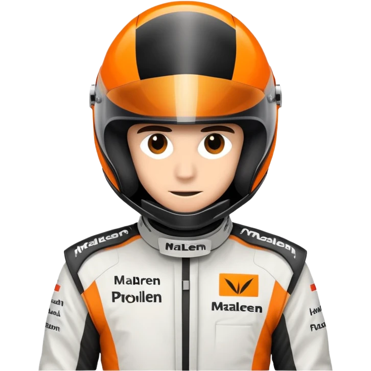 Mclaren formula 1 racer emoji