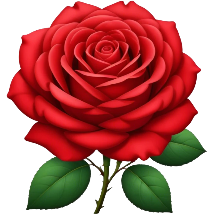 Beautiful rose emoji