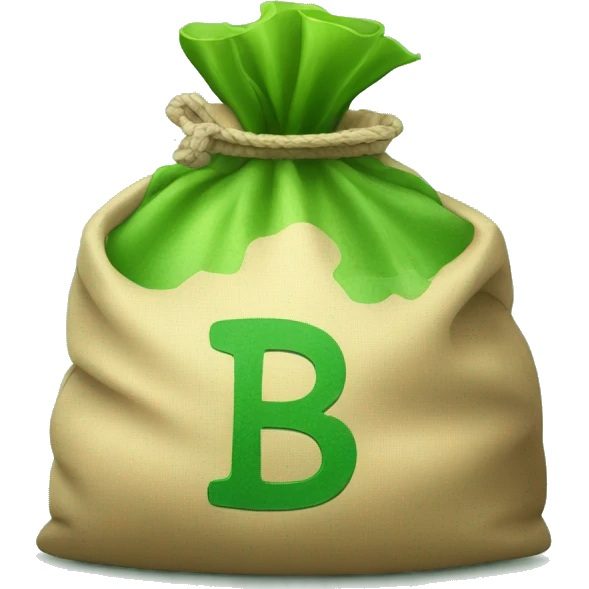 bag of money with Irish flag emoji