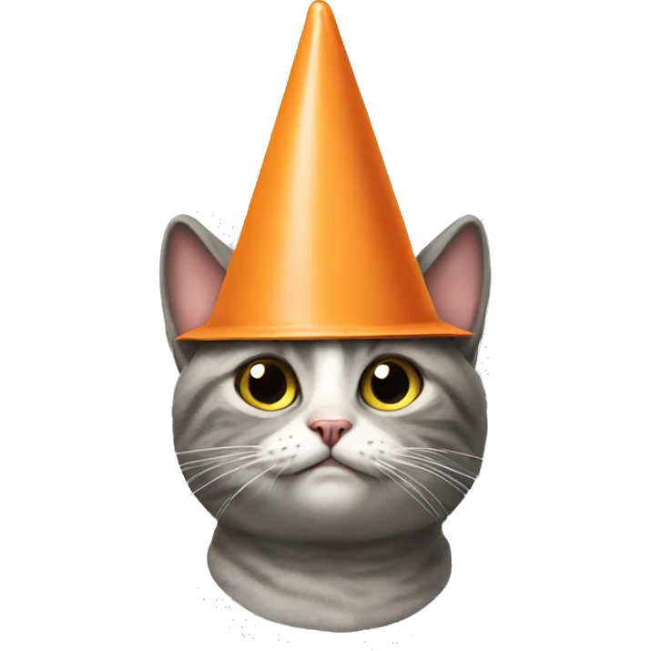 cat with a dunce cap emoji