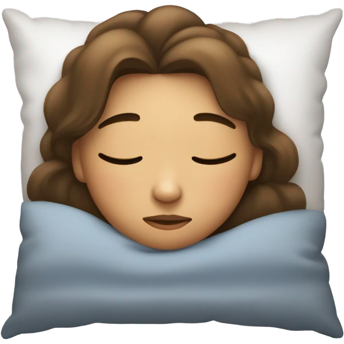 Sleeping girl emoji