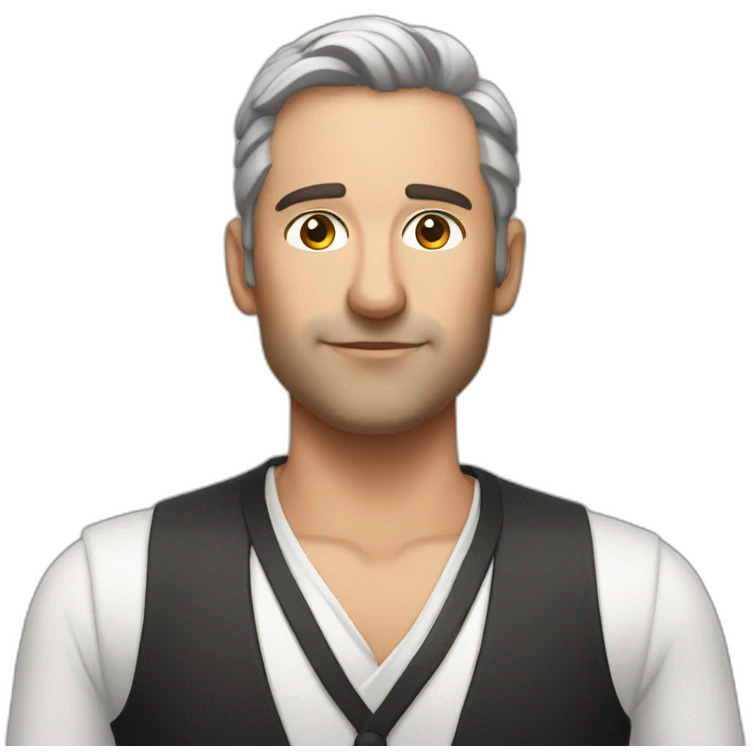 Karl marks with cleavage emoji
