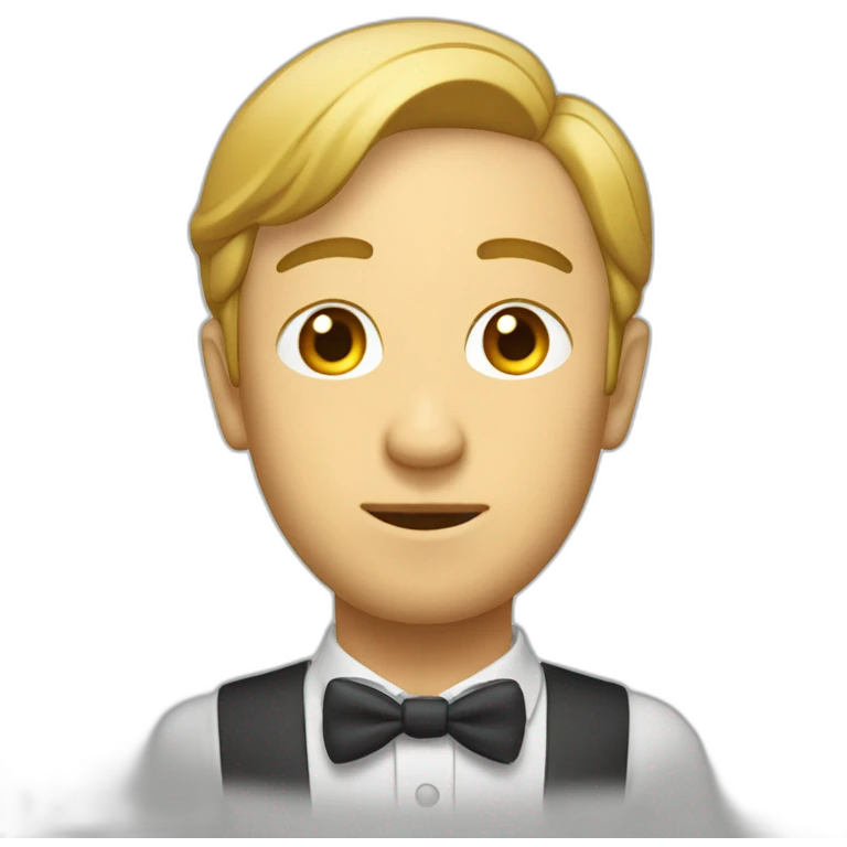 Persona entusiasmada con lazo  emoji