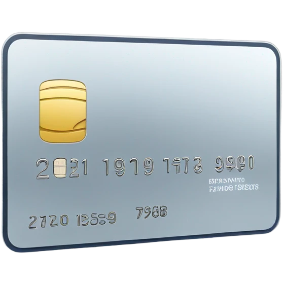 platinum credit card emoji