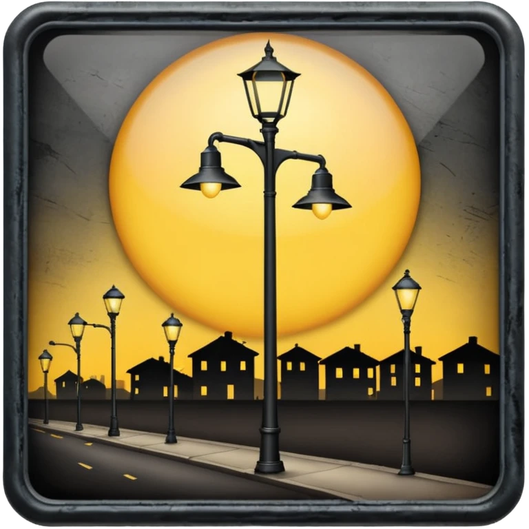 streetlights, America emoji